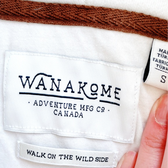 Wanakome Athena Ivory Full-Zip Hoodie S white hooded zip jacket fleece - Picture 3 of 10